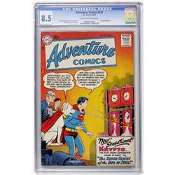 Adventure Comics #239 (DC, 1957) CGC VF+ 8.5