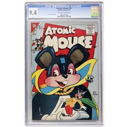 Atomic Mouse #21 (Charlton, 1957) CGC NM 9.4