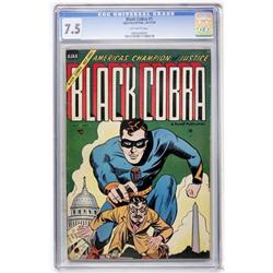 Black Cobra #1 (Ajax/Farrell, 1954) CGC VF- 7.5