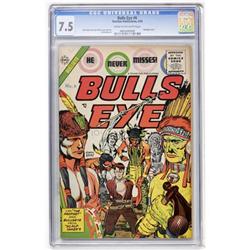 Bulls Eye #6 (Charlton, 1955) CGC VF- 7.5 Cream