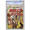 Image 1 : Bulls Eye #6 (Charlton, 1955) CGC VF- 7.5 Cream