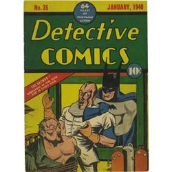 Detective Comics #35 Front Cover Only (DC,