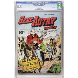 Gene Autry Comics #8 Crowley Copy pedigree