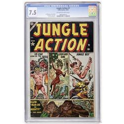 Jungle Action #1 (Atlas, 1954) CGC VF- 7.5