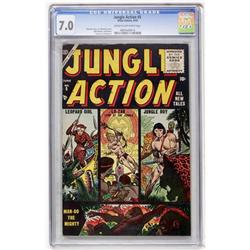 Jungle Action #5 (Atlas, 1955) CGC FN/VF 7.0
