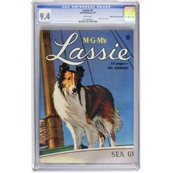 Lassie #2 Mile High pedigree (Dell, 1951) CGC NM