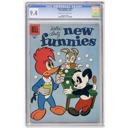 New Funnies #237 (Dell, 1956) CGC NM 9.4 Cream