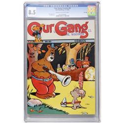 Our Gang #8 (Dell, 1943) CGC VF+ 8.5 Cream to