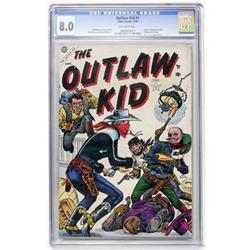Outlaw Kid #1 (Atlas, 1954) CGC VF 8.0 Off-white