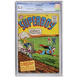Superboy #43 (DC, 1955) CGC VF+ 8.5 Cream to