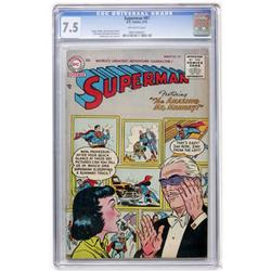 Superman #97 (DC, 1955) CGC VF- 7.5 Off-white