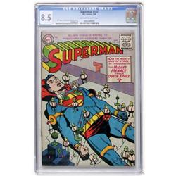 Superman #102 (DC, 1956) CGC VF+ 8.5 Off-white