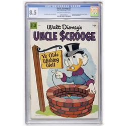 Uncle Scrooge #7 (Dell, 1954) CGC VF+ 8.5