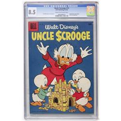 Uncle Scrooge #13 (Dell, 1956) CGC VF+ 8.5 Cream