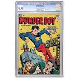 Wonder Boy #17 (Ajax / Farrell, 1955) CGC VF 8.0