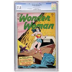 Wonder Woman #70 (DC, 1954) CGC VF- 7.5 Cream to