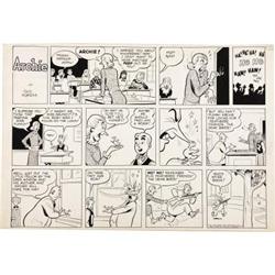 Bob Montana - Archie Sunday Comic Strip Original
