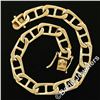 Image 2 : Vintage 14kt Yellow Gold 8.4mm Large Gucci Link Chain Bracelet