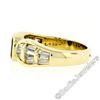 Image 8 : Trevi 18kt Yellow Gold 1.90 ctw Oval Sapphire & Baguette Diamond Ring