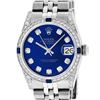 Image 1 : Rolex Womens Midsize 31mm Blue Diamond Lugs & Sapphire Datejust Wristwatch