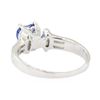 Image 3 : 1.87 ctw Sapphire and Diamond Ring - 14KT White Gold