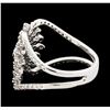 Image 3 : 0.88 ctw Diamond Ring - 14KT White Gold