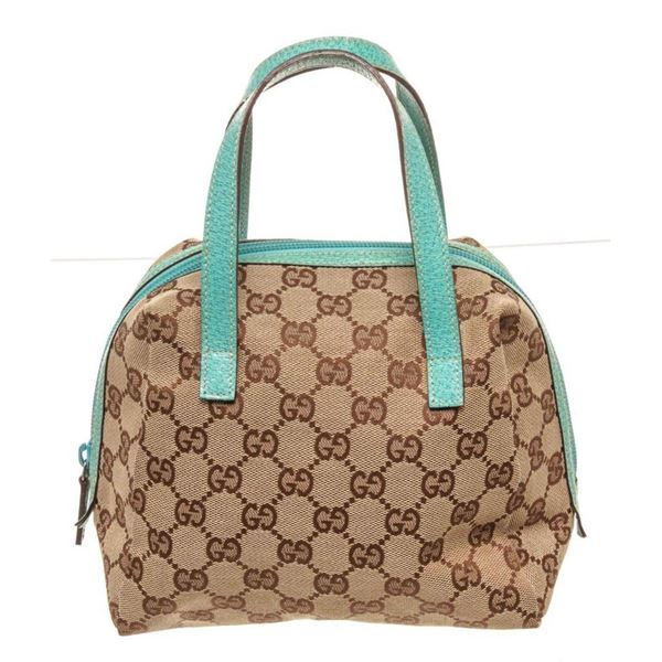Gucci Brown Canvas Small Handbag