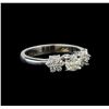 Image 1 : 0.86 ctw Diamond Ring - 14KT White Gold