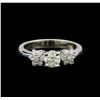Image 2 : 0.86 ctw Diamond Ring - 14KT White Gold