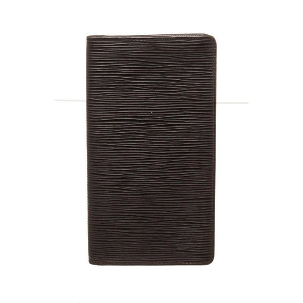 Louis Vuitton Black Epi Leather Long Card Wallet