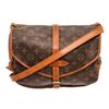 Image 1 : Louis Vuitton Brown Saumur 25cm Crossbody Bag