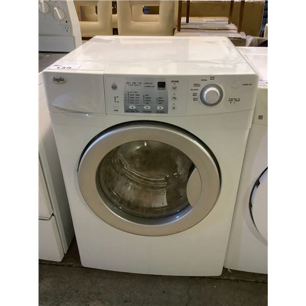 INGLIS WASHER VISIBLE DAMAGE MODEL #IFW7200TW