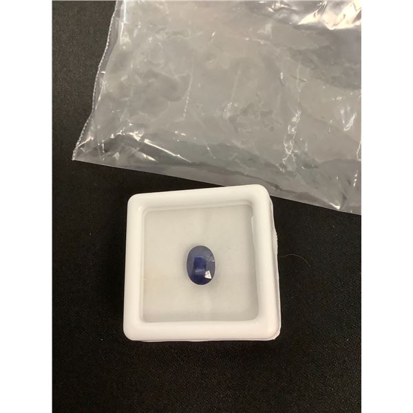 BLUE SAPPHIRE 1.60CT, 7.80 X 5.75 X 4.04MM, OVAL CUT, LOUPE CLEAN CLARITY, THAILAND