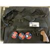 Image 1 : CROSMAN 357 .177CAL CO2 PELLET GUN WITH HOLSTER AND PELLETS