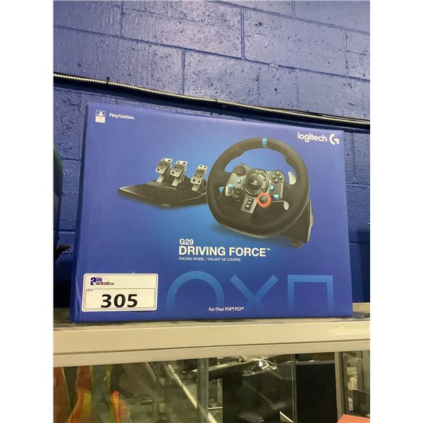 LOGITECH G29 DRIVING FORCE PLAYSTATION STEERING WHEEL