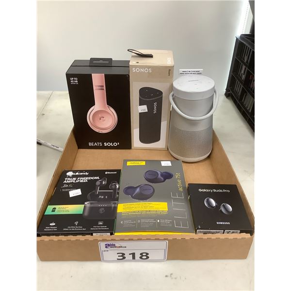 UNKNOWN WORKING CONDITION; GALAXY PRO BUDS PLUS, SONOS WIRELESS SPEAKER, BOSE WIRELESS SPEAKER