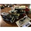 Image 2 : 3 DIE CAST HARLEY DAVIDSON CARS, ONE REPLICA FORD MODEL T AND ONE HARLEY DAVIDSON MOTORCYCLE MODEL