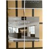 Image 2 : INDOOR STUDIO CARTIER FROSTED GLASS BARN DOOR KIT 37" X 84" X 1 3/16 THICKNESS