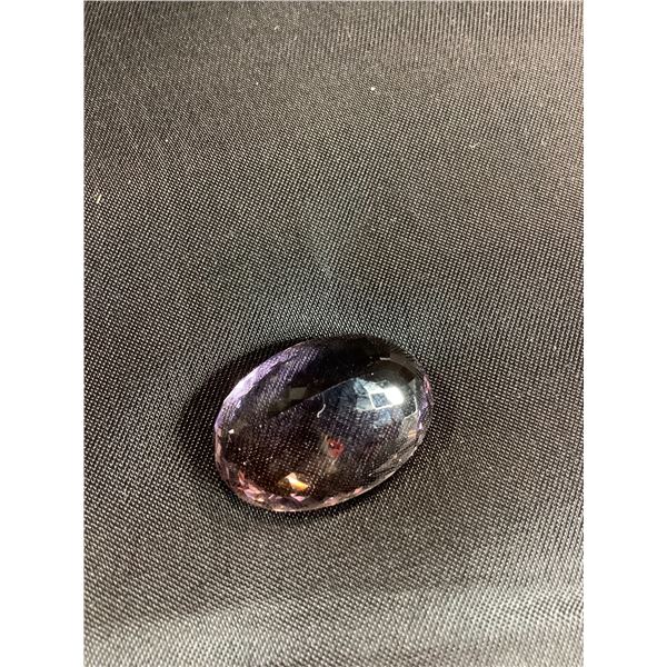HUGE AMETHYST MASTER CUT 36.49CT, 25.75 X 18.65 X 11.80MM, OVAL CUT, LOUPE CLEAN CLARITY, BOLIVIA,