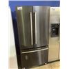 Image 1 : STAINLESS STEEL 22 CU. FT. FRIDGE WITH ROLLOUT FREEZER MODEL W10691507 (SCRATCHES ON DOOR)