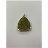 Image 2 : 14K PENDANT WITH JADE BUDDHA