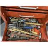 Image 10 : 2 PIECE RED ROLLING TOOLBOX WITH CONTENTS 27" X 19" X 48.75"