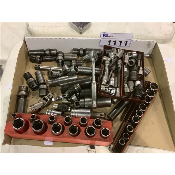 ASSORTED SOCKETS BRANDS INCLUDING MAC AND SNAP ON