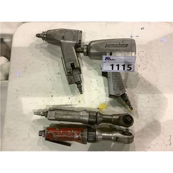 4 PNEUMATIC TOOLS BRANDS INCLUDE; RODAC, BLUE-POINT AND MORE