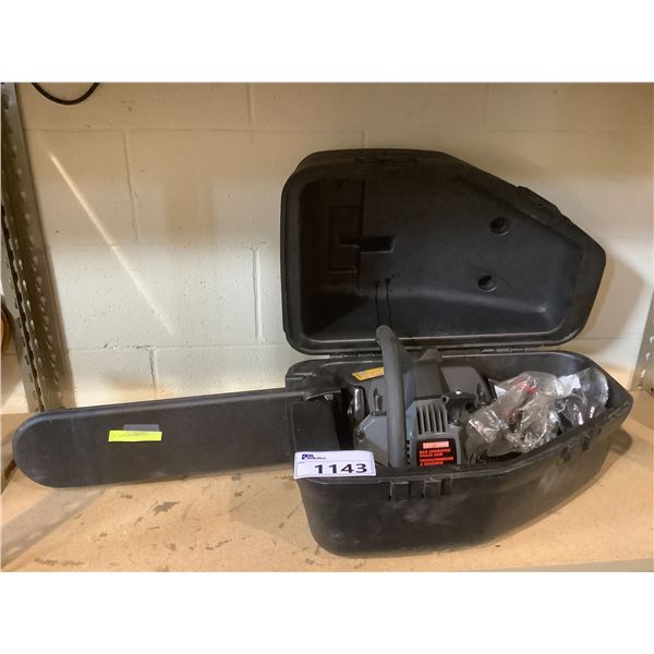 CRAFTSMAN GAS POWERED 42CC 18" CHAINSAW WITH GUARD AND CASE