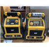 Image 1 : 2 CAT BATTERY CHARGERS, UNKNOWN WORKING CONDITION, NO CHARGERS