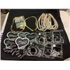 Image 1 : 3 LISA KAO 3 STRAND PEARL NECKLACES 2 GOLDEN LISA KAO NECKLACES 10 BRACELETS AND JEWELRY "CARAMEA"