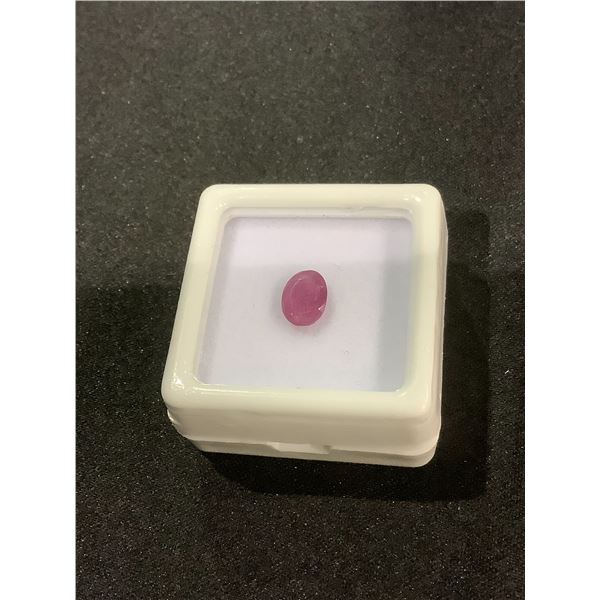 PINK SAPPHIRE 1.00CT, 6.90 X 4.87 X 2.60MM, OVAL CUT, SI1 CLARITY, MADAGASCAR, UNTREATED