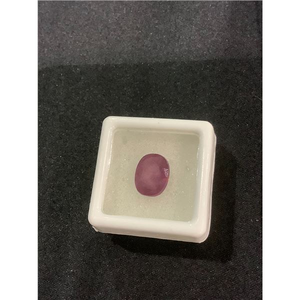 NATURAL RUBY 5.115CT, 12.77 X 8.99 X 4.13MM, OVAL CUT, VS CLARITY, MADAGASCAR, POSSIBLE GF