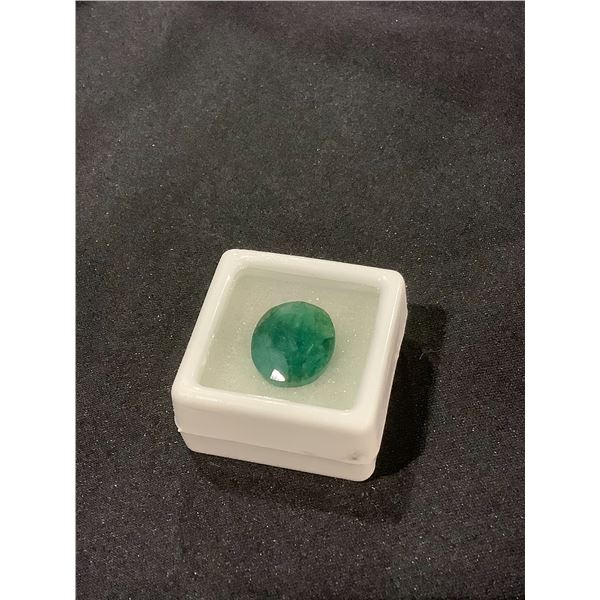 HUGE NATURAL EMERALD 8.925CT, 15.06 X 12.44 X 6.51MM, OVAL CUT, VS CLARITY, BRAZIL, COO (MINOR